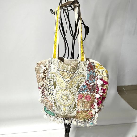 Banjari indian bohemian boho hippy tote bag - Picture 5 of 6